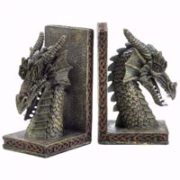 Picture of Horned Dragon Head Bookends
