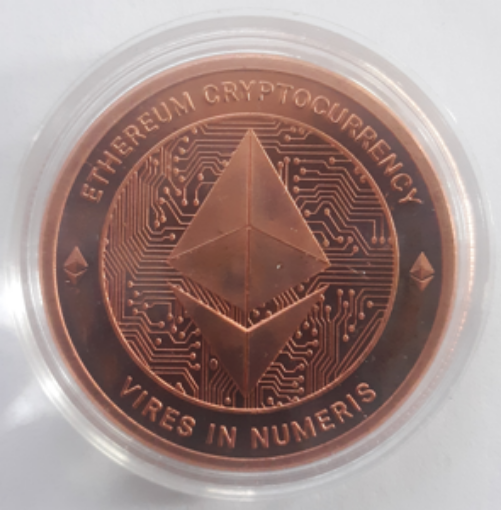 Picture of Ethereum CryptoCurrency Commemorative (1 oz. Copper Rounds) Coin