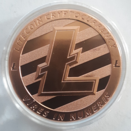 Picture of Litecoin CryptoCurrency Commemorative (1 oz. Copper Rounds) Coin