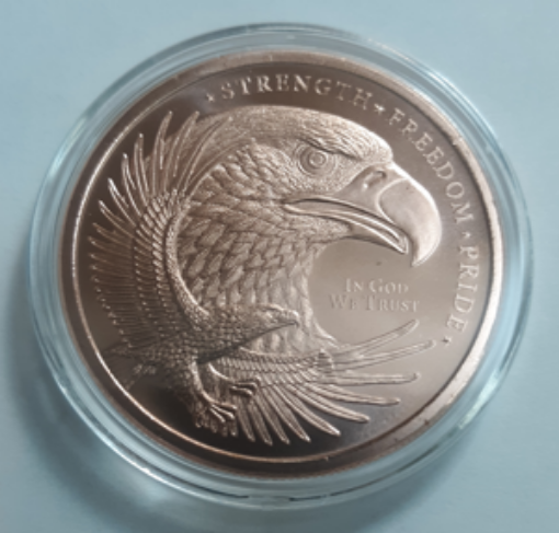 Picture of Eagle (1oz Copper Round) Coin