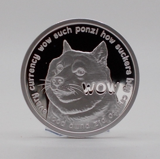 Picture of Dogecoin 1oz Silver Round (MiniMintage Proof Limited Edition) Coin