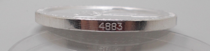 Picture of Apollo 11 One Small Step | 50th Anniversary - July 20, 1969 - July 20, 2019   (1 oz. Silver Proof Round) Coin | (Limited Numbered Edition)