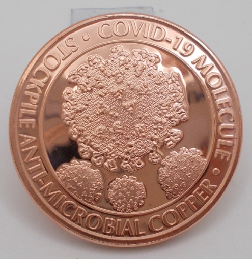 Picture of COVID-19  - Molecule 2020  (1 oz Copper Round) Coin