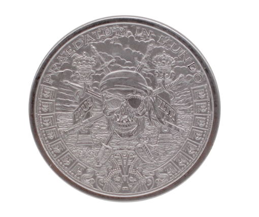 Picture of Pieces of Eight Silver Shield | 1oz  Silver (Round) Coin