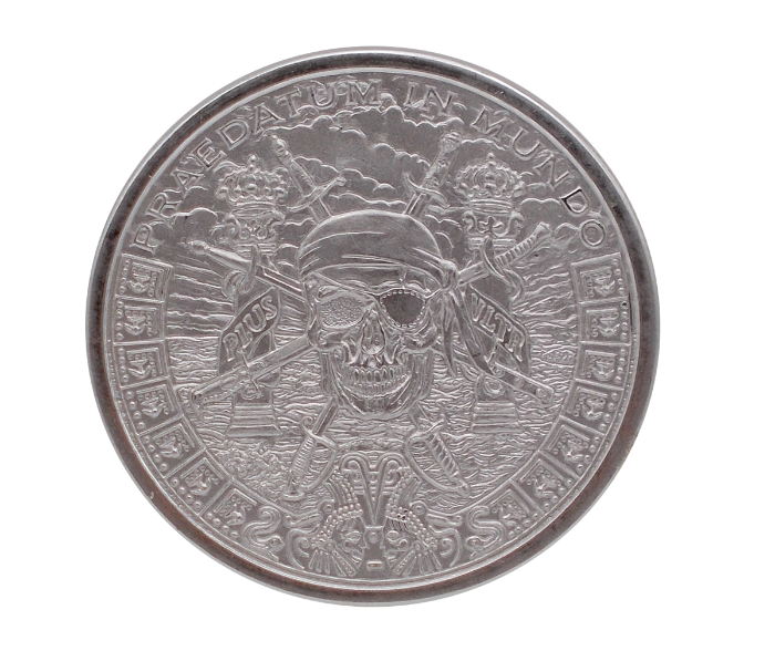 Picture of Pieces of Eight Silver Shield | 1oz  Silver (Round) Coin