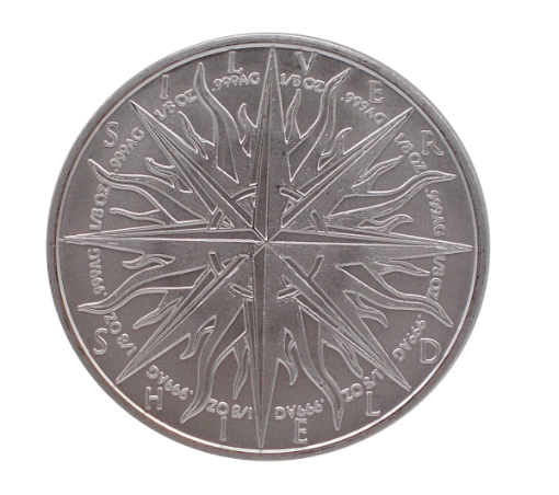 Picture of Pieces of Eight Silver Shield | 1oz  Silver (Round) Coin