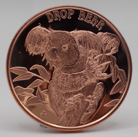 Picture of Drop Bear - 1oz Copper Round (Coin)
