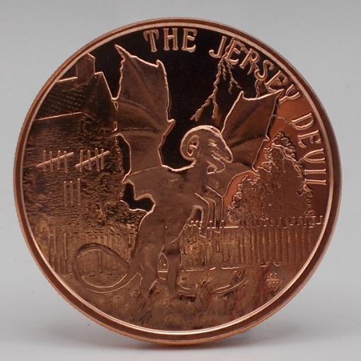 Picture of The Jersey Devil - 1oz Copper Round (Coin)