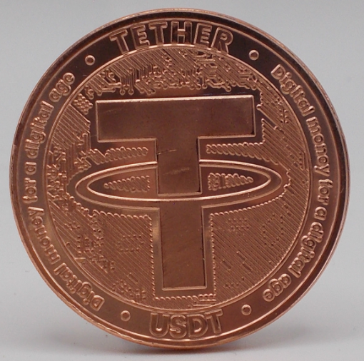 Picture of Tether Crypto Commemorative | Blockchain (1 oz Copper Round) Coin