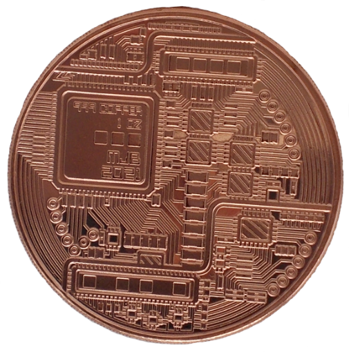 Picture of Tether Crypto Commemorative | Blockchain (1 oz Copper Round) Coin