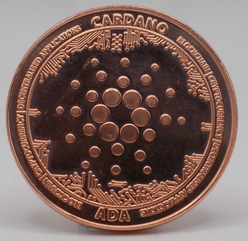 Picture of Cardano Crypto Commemorative | Blockchain (1 oz Copper Round) Coin