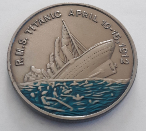 Picture of The Titanic Wreck World Heritage | Round (Coin)