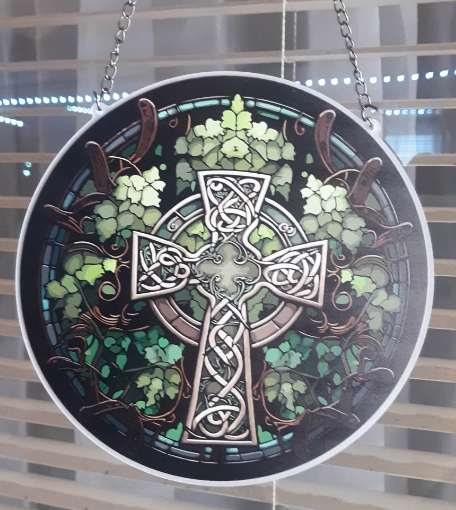 Picture of Celtic Cross | Window or Wall Sun Catcher Ornament