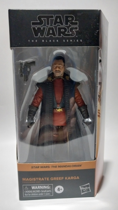 Picture of Magistrate Greef Karga | Star Wars The Black Series 6 Inch Action Figure Box Art (2022 Wave 3)
