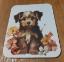 Picture of Yorkie with flowers (Mouse pad)