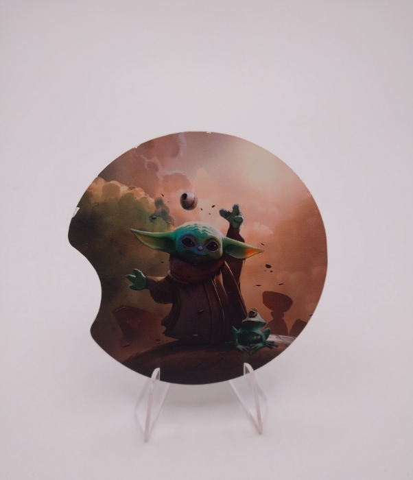 Picture of Grogu & Frog - With Map Orb - Coaster