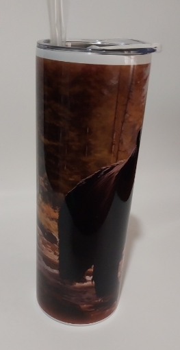 Picture of Black Bear in woods (Tumbler)