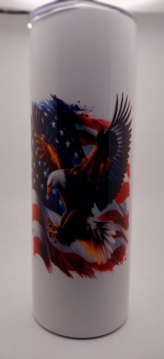 Picture of Eagle Soaring with USA Flag Tumbler