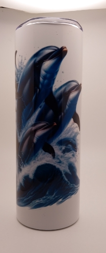 Picture of Dolphins Jumping (Tumbler)
