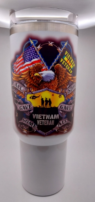 Picture of Vietnam Veteran Military Tumbler