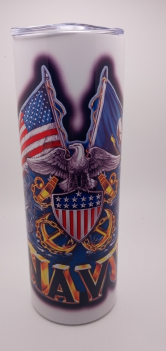 Picture of Navy Military Tumbler